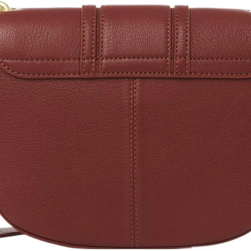 See By Chloe Hana Grained Goatskin Shoulder Bag Crossbody Bag Women's Red-3