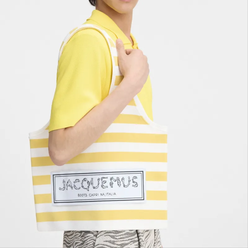 Jacquemus Le Tote Logo print Bag-3