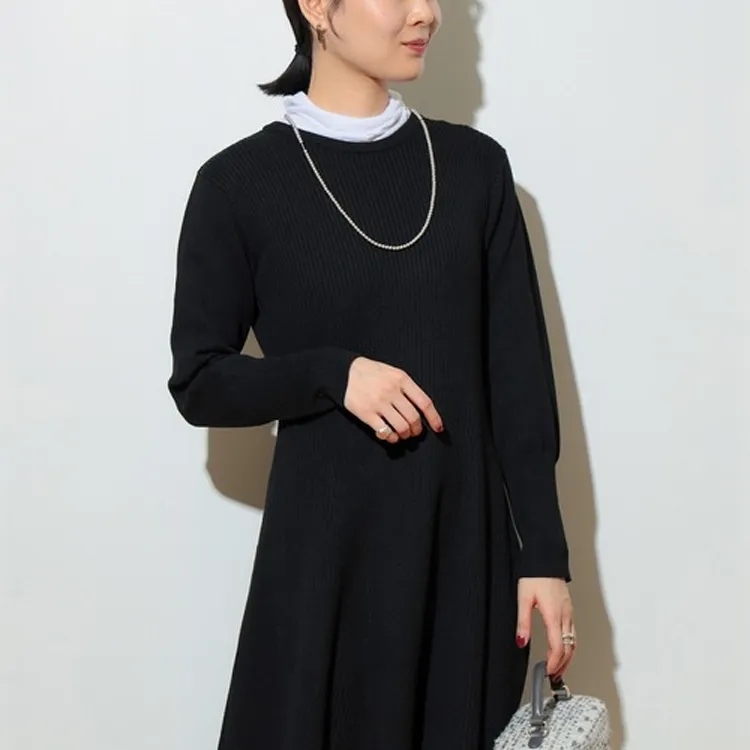 Beams Long Sleeved Dress Women's-1