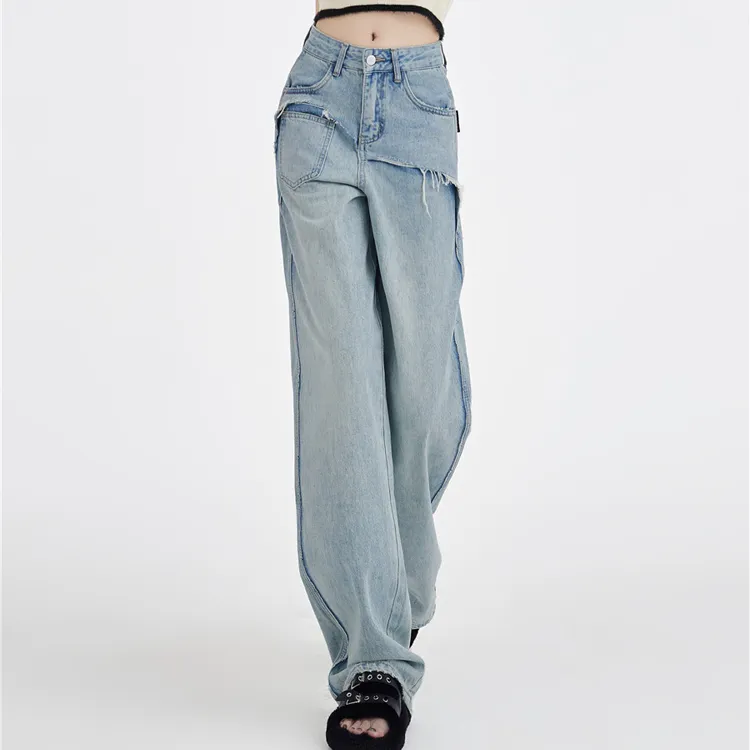 ZAVK Jeans Women's Misty Sea Blue-2