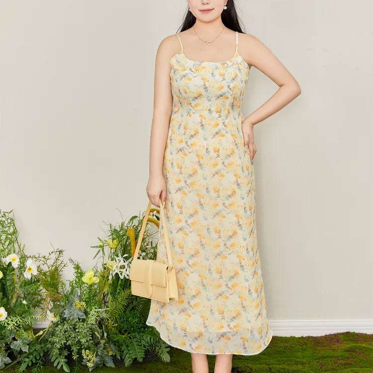 DAMABAIFENBAI Slip Dresses Women's-3