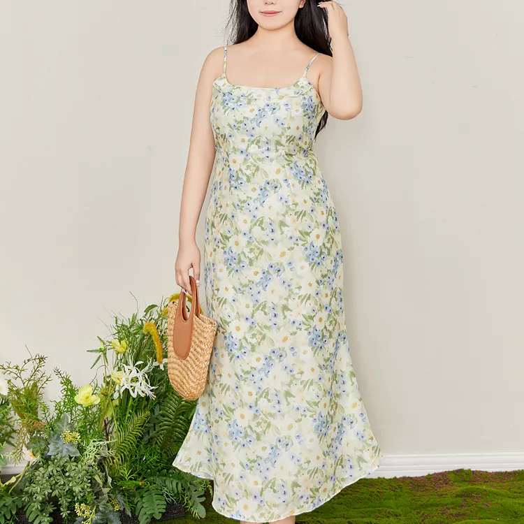 DAMABAIFENBAI Slip Dresses Women's-1