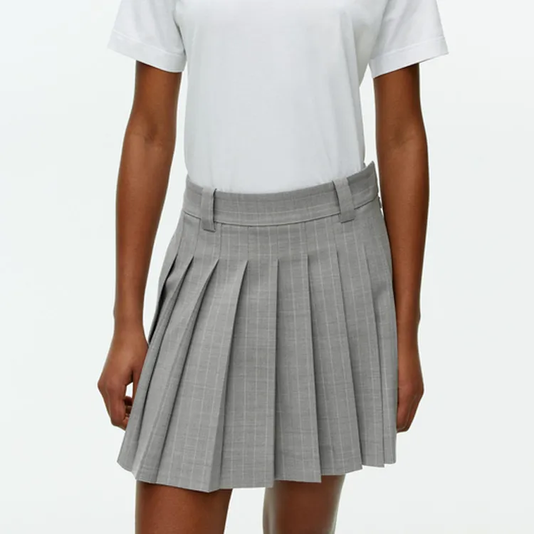 ARKET Casual Short Skirts Women's Gray-2