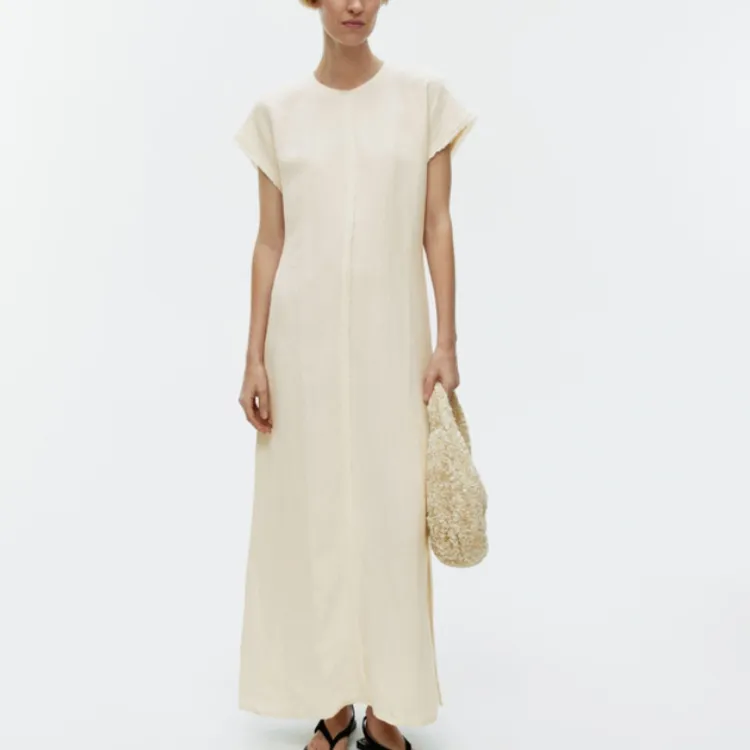 ARKET Short Sleeved Dress Women's White-1