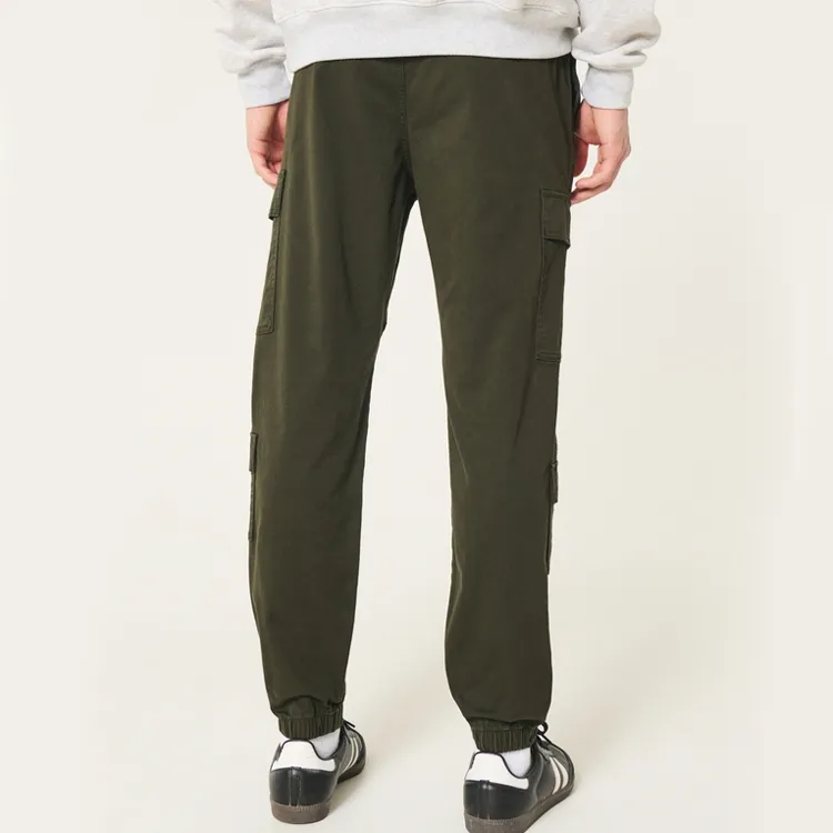 Hollister Casual Pants Men's Dark Olive Green-2