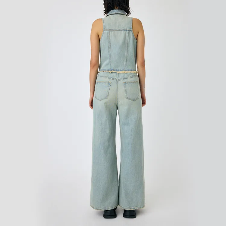 MOUSSY Jumpsuit Women's Light Blue-3