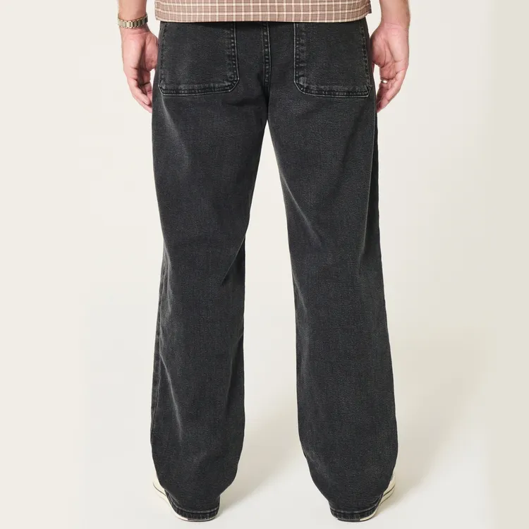 Hollister Jeans Men's Washed Black-1