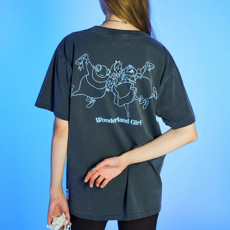 Disney X MOUSSY Disney/Disney Co-branded Model T-Shirts Women's-3