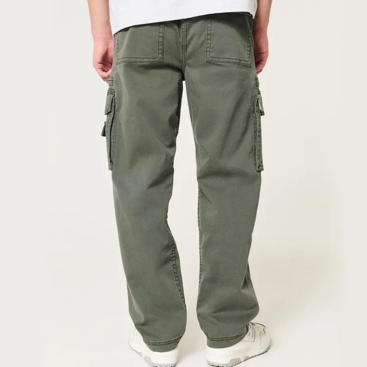 Hollister Casual Pants Men's Olive Green-2