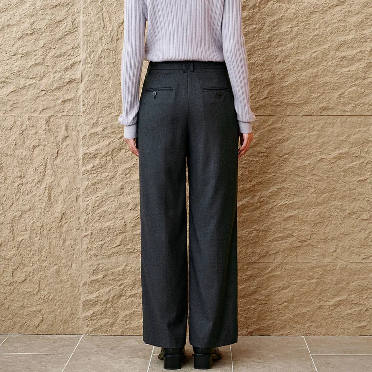 INSUN Suit Trouser Women's Dark Gray-3