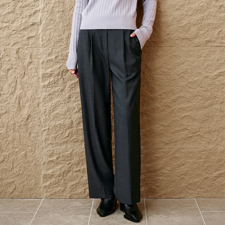 INSUN Suit Trouser Women's Dark Gray-2