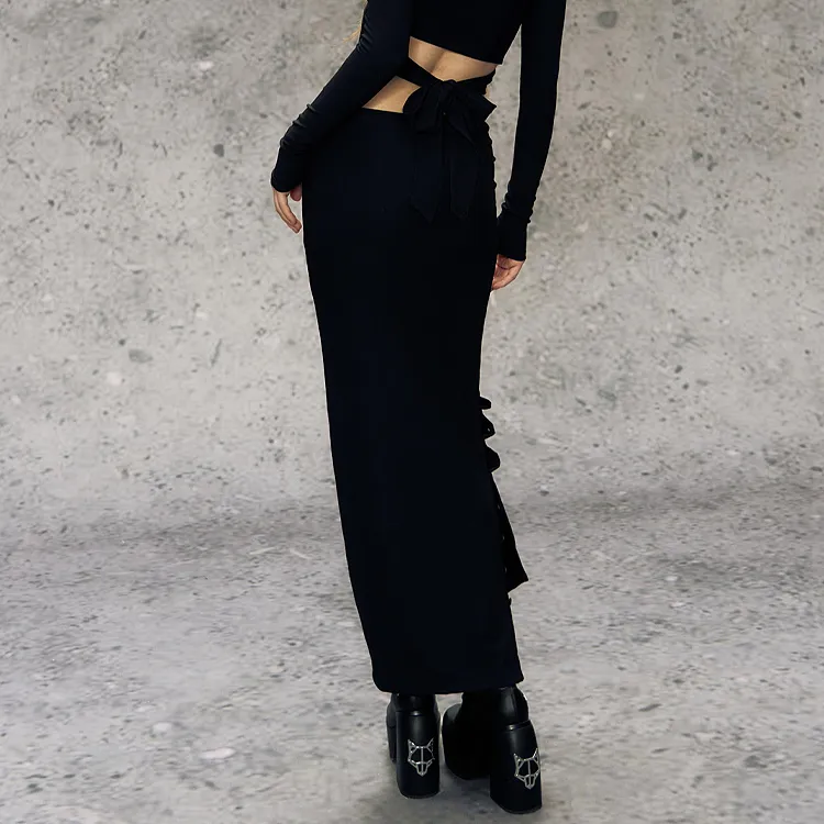 DeleteEX Casual Long Skirts Women's-7