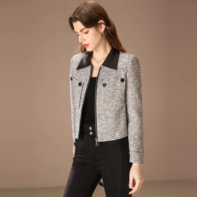FENHONGMALI Jacket Women's White-3