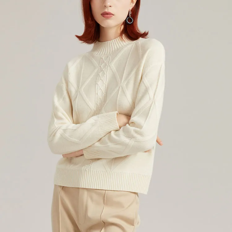 FINITY Sweaters Women's Ecru-3
