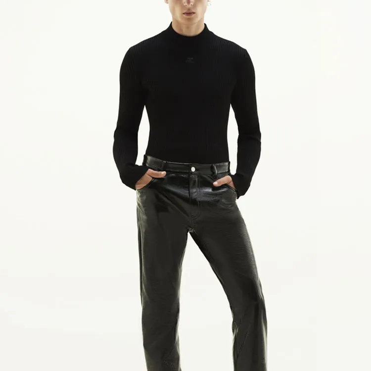 COURREGES Reedition Mockneck Sweater-3