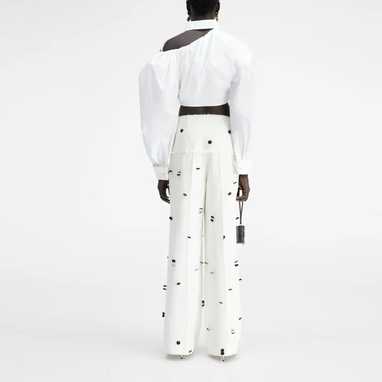 Jacquemus Polka Dots Detail Trousers-2