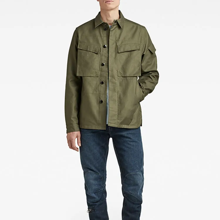 G STAR RAW Jackets Coats Men's Olive Green-1