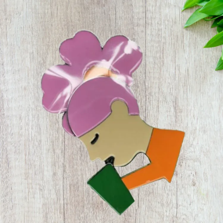 HEYTEA x Marimekko Joyful Unikko Floral Brand Logo Styling Badges-1