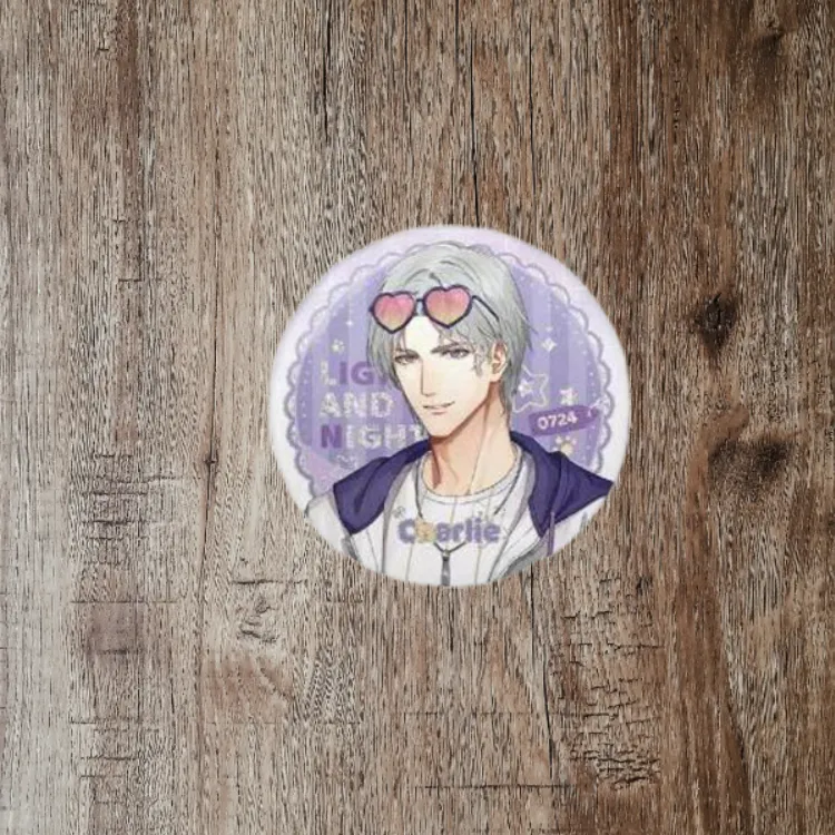 The Love Of Light And Night x Line Puppies Direct Proportion Double Flash Charlie Su Style Badges-2