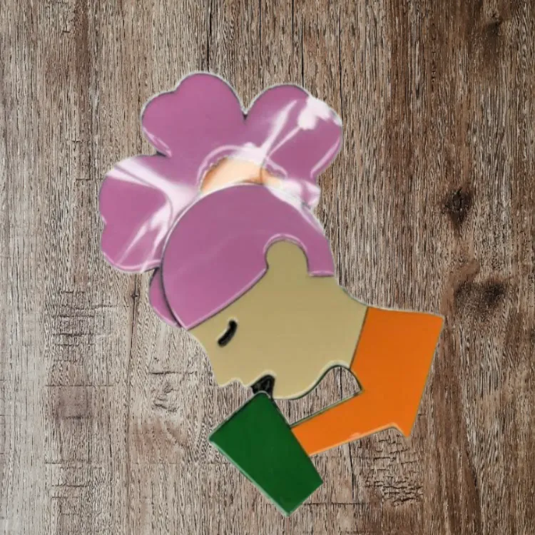HEYTEA x Marimekko Joyful Unikko Floral Brand Logo Styling Badges-2