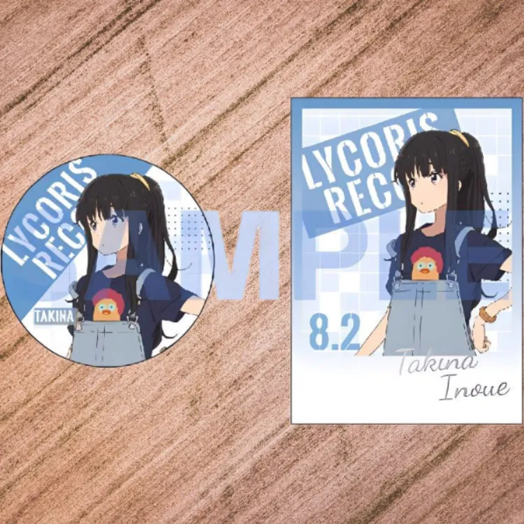 Aniple Lycoris Recoil Takina Inoue Birthday Commemoration Badges-3