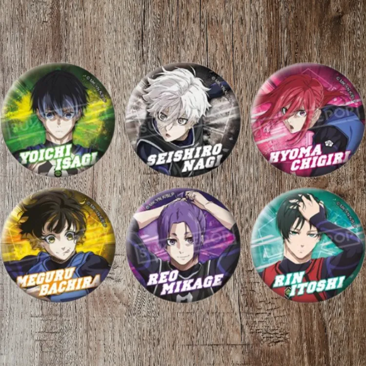 SUNRISEPOP Blue Lock Shimmer Badge Badges-2