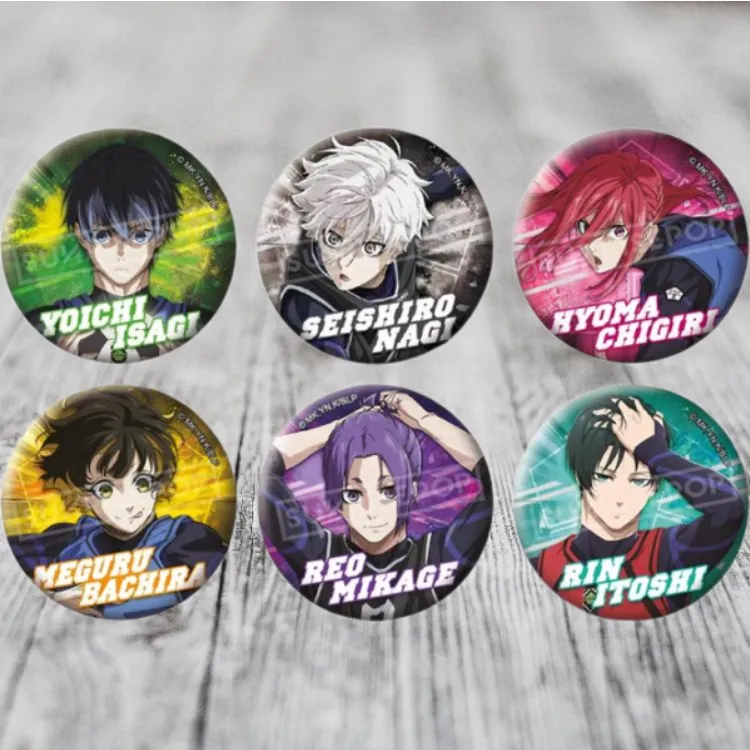 SUNRISEPOP Blue Lock Shimmer Badge Badges-3