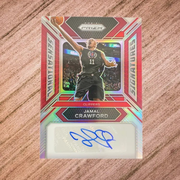 PANINI Prizm Crawford 77/99 Edition Signature Clippers Silver Foil Star Card Condition Guaranteed Sports Cards 1 Pc-4