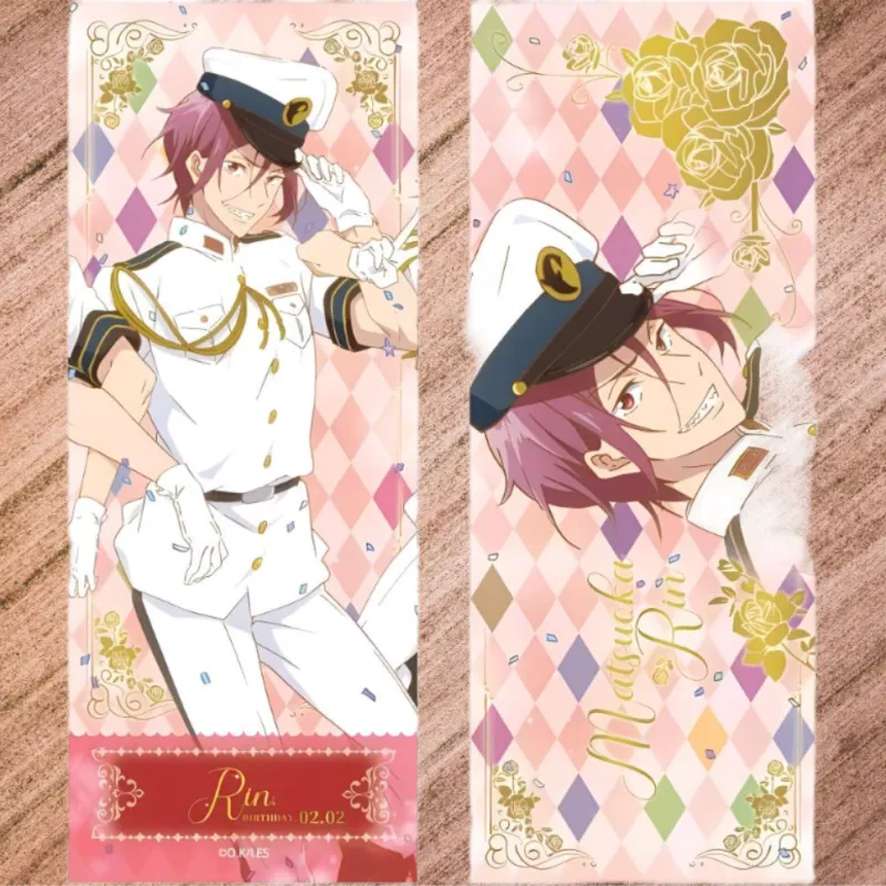 MOUXUYY Free! Men's Swim Club Seven Seas Yui Soga Rin Ayase Yū And Kawauchi Akira Laser Tickets-4