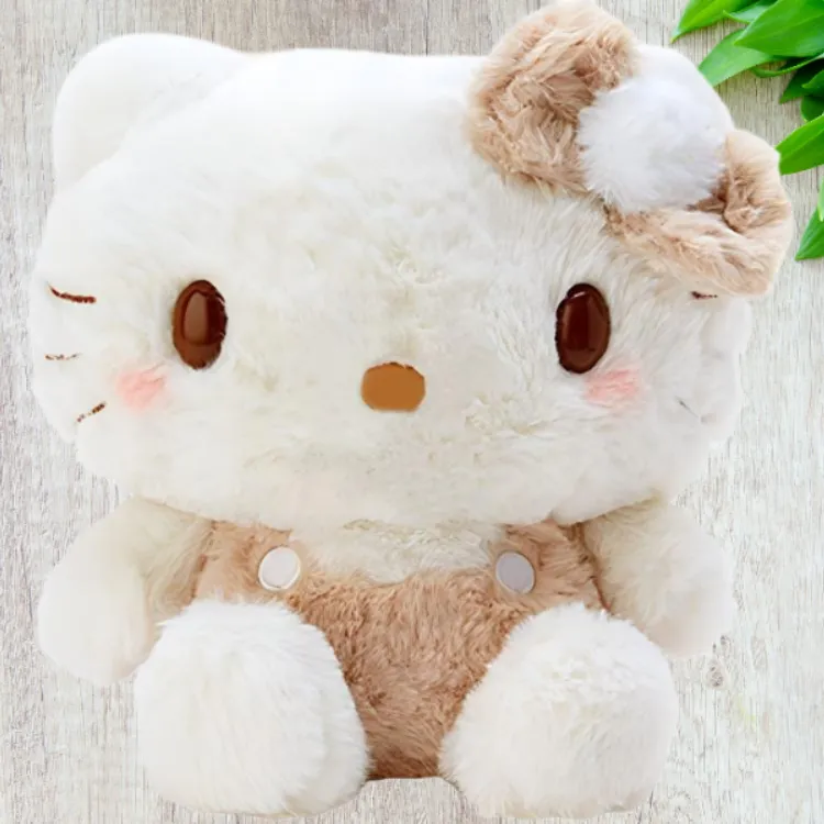 Sanrio Hello Kitty White Brown Shades S Size Dolls Plush Doll Size S Height-2