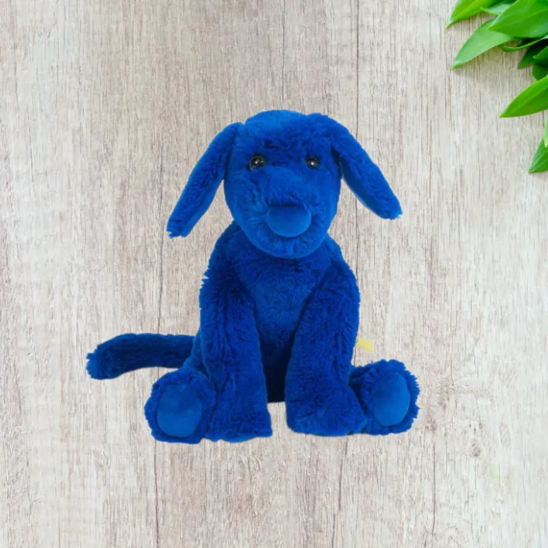 MOULIN ROTY BBF Collection Blue Blue Dog Bru Dolls Plush Doll 36cm Height 36 Length-1
