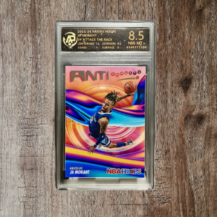 PANINI Morant Star Card Single Handed Slam Dunk Design Rainbow Background Design Graded Cards 1 Pc-3