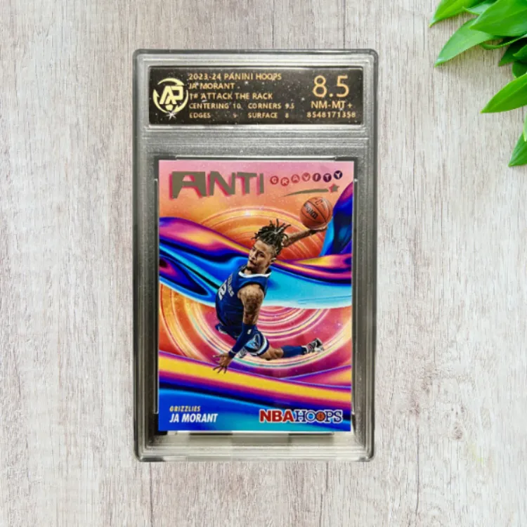 PANINI Morant Star Card Single Handed Slam Dunk Design Rainbow Background Design Graded Cards 1 Pc-2