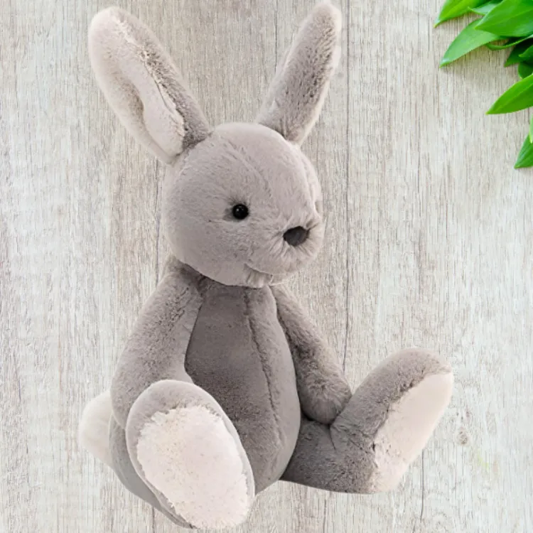 JELLYCAT Animal Pointed Toe Rabbit Dolls Plush Doll 24cm Height-3