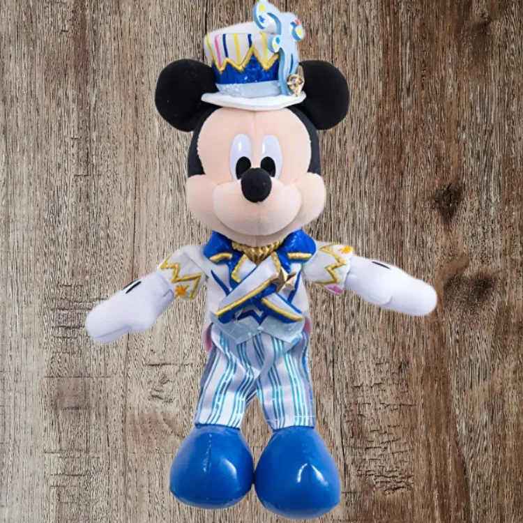 Disney 20th Anniversary, Mickey Badge Dolls Plush Doll Trumpets High-2