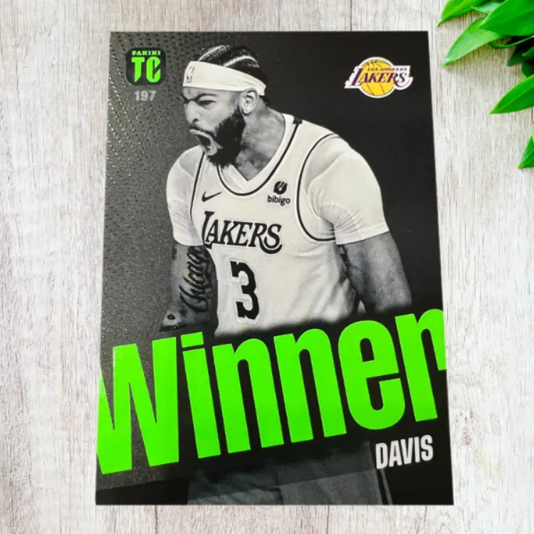 PANINI Lakers Anthony Davis AD TC Collection Teca Unstoppable Player Card Rare Card Sports Cards 1 Pc-3