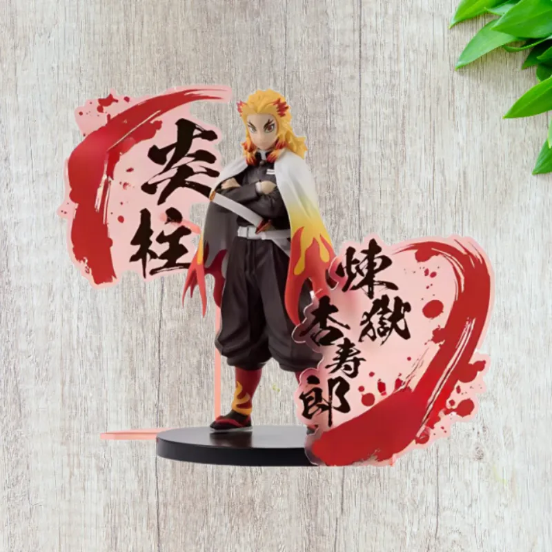 BANPRESTO Kyojuro Rengoku Demon Slayer Kimetsu No Yaiba, Tanjiro Kamado A Set EX Bonus Gifts 17cm-1