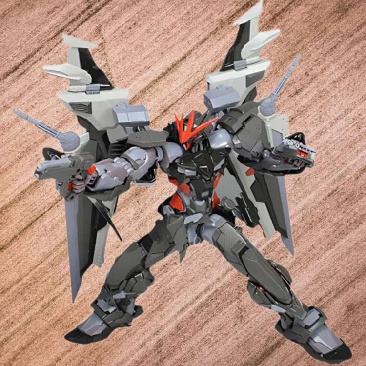 BANDAI HIRM 1/100 Pitch Black Devastator Confusion Gundam 18cm Hobby Model-3