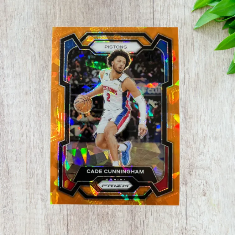 PANINI Pistons Core CC Cunningham Prizm Collection, Orange Crush, Draft Pick, Star Card, Rare Card Sports Cards 1 Pc-3