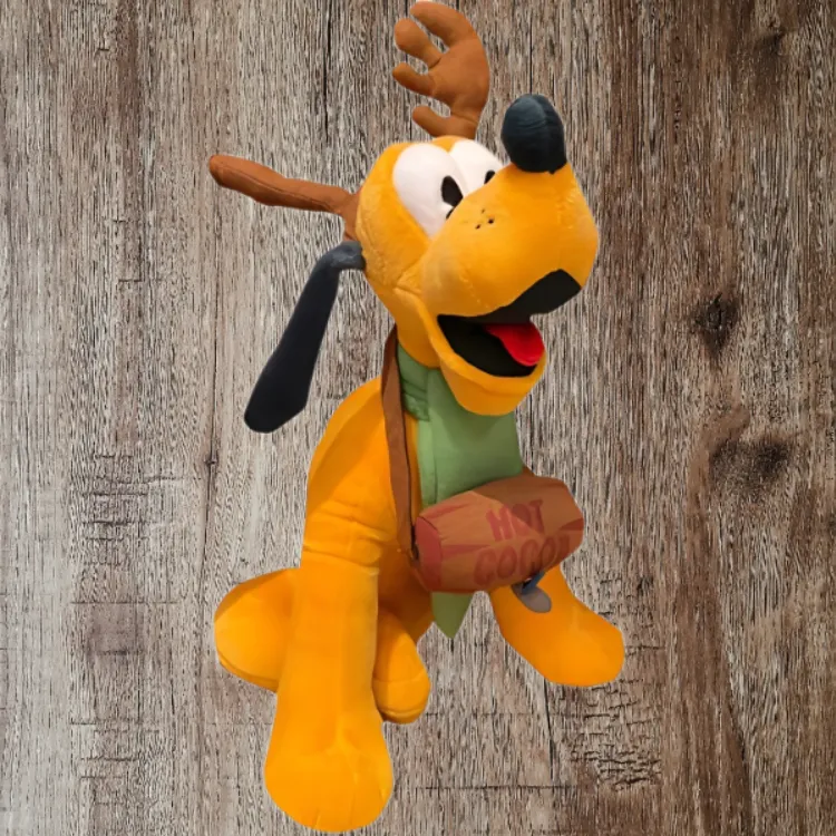 Disney 2021 Christmas Pluto Dolls Plush Doll Shanghai Disney-2