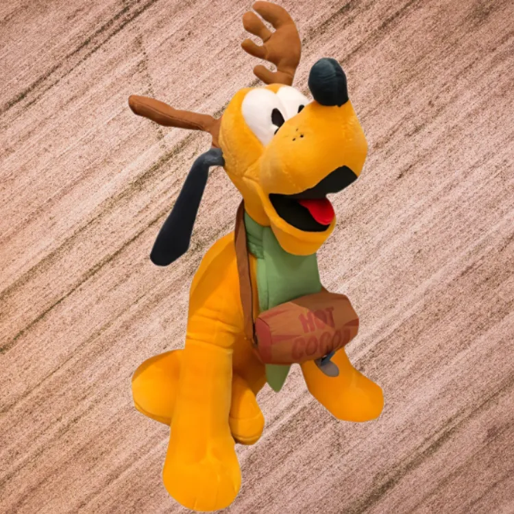 Disney 2021 Christmas Pluto Dolls Plush Doll Shanghai Disney-3