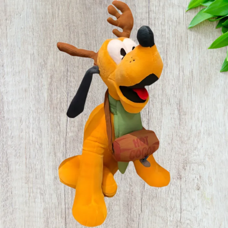 Disney 2021 Christmas Pluto Dolls Plush Doll Shanghai Disney-1