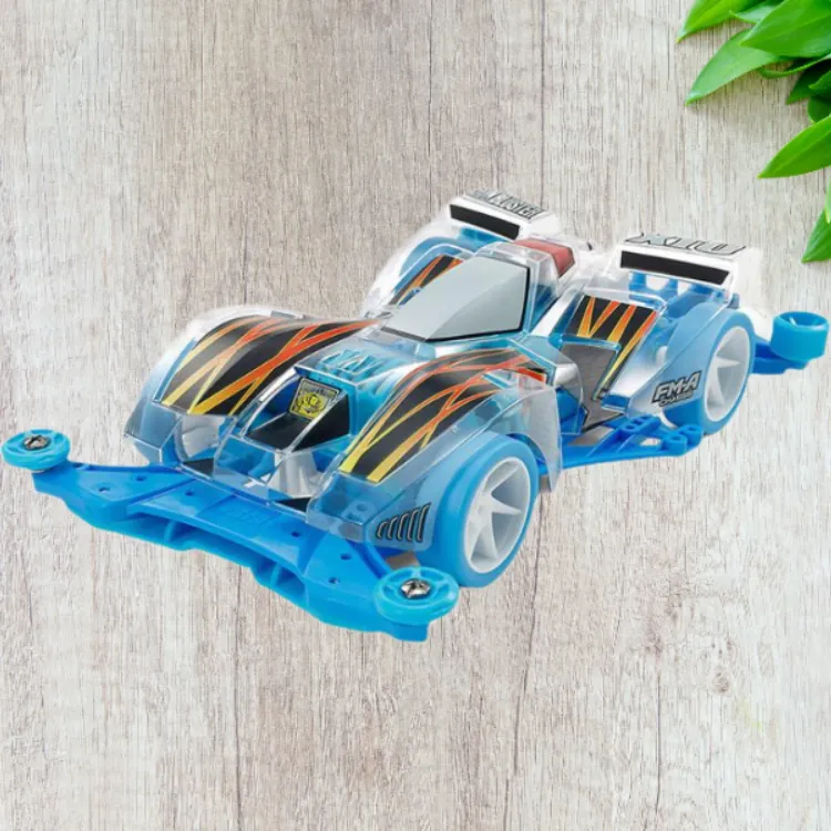 Tamiya Mini 4WD Gun Blaster Xto Light Blue Special Edition Light Blue Model Kits 3.8cm-2