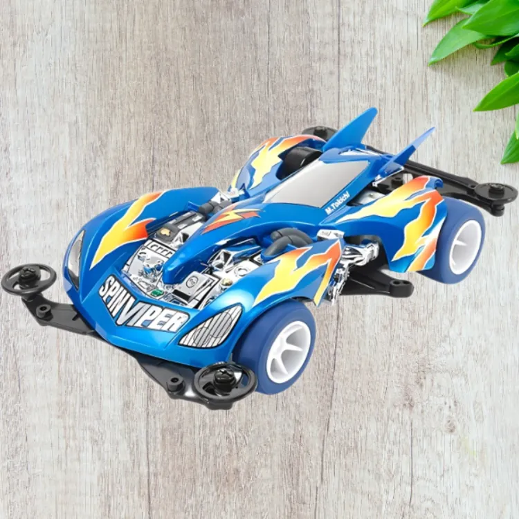 Tamiya 1/32 Mini 4WD Spin Viper Pearl Blue Special Edition VS Chassis Model Kits-2