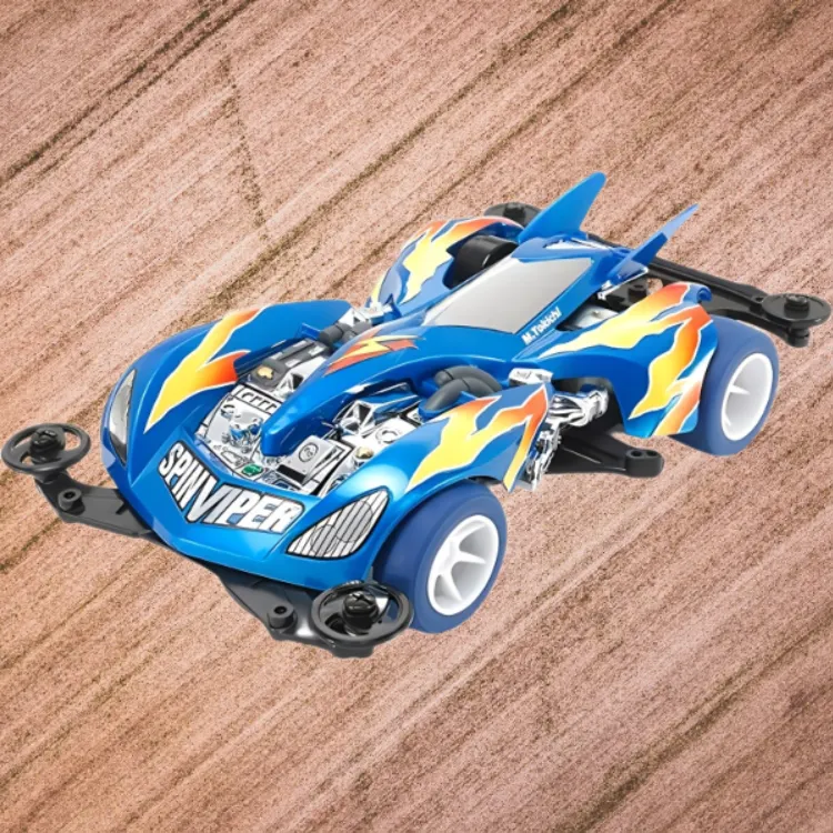 Tamiya 1/32 Mini 4WD Spin Viper Pearl Blue Special Edition VS Chassis Model Kits-4