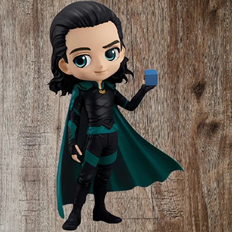 BANPRESTO Qposket MARVEL Collection Loki Chibi Figures-2