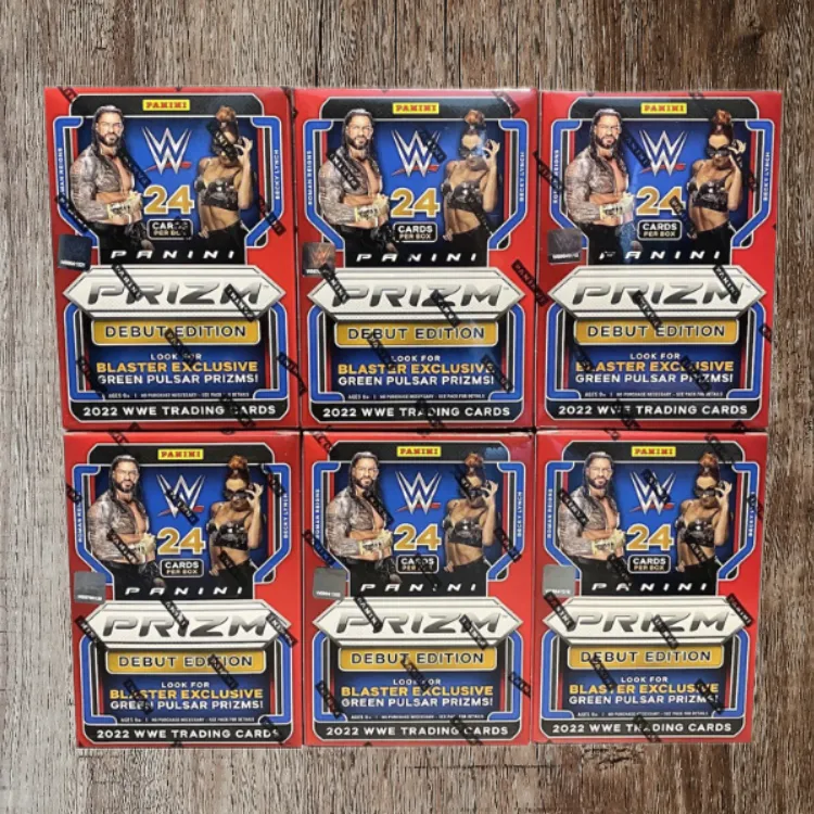 PANINI 2022 PANINI Prizm Wwe Wrestling Blaster Box 8x Lot-3