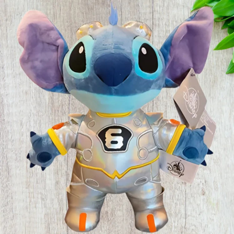 Disney Stitch Six Anniversary Dolls Plush Doll Trumpets High Shanghai Disney-1