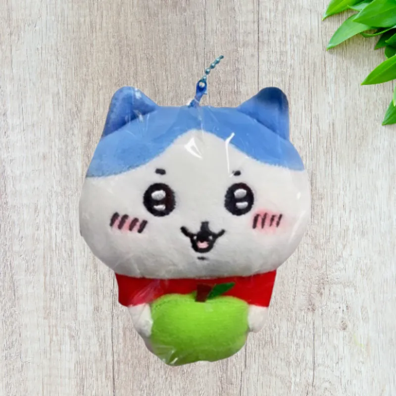 Chiikawa Hachiware Apple Dolls Plush Pendant Small Size Tall-1