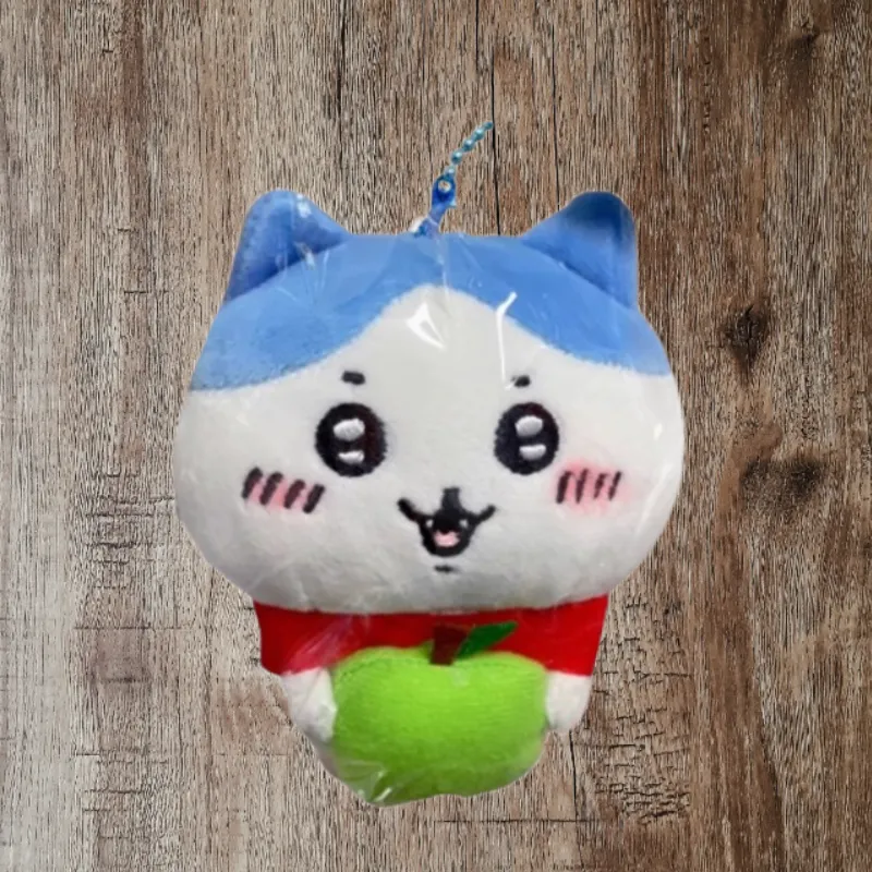 Chiikawa Hachiware Apple Dolls Plush Pendant Small Size Tall-2
